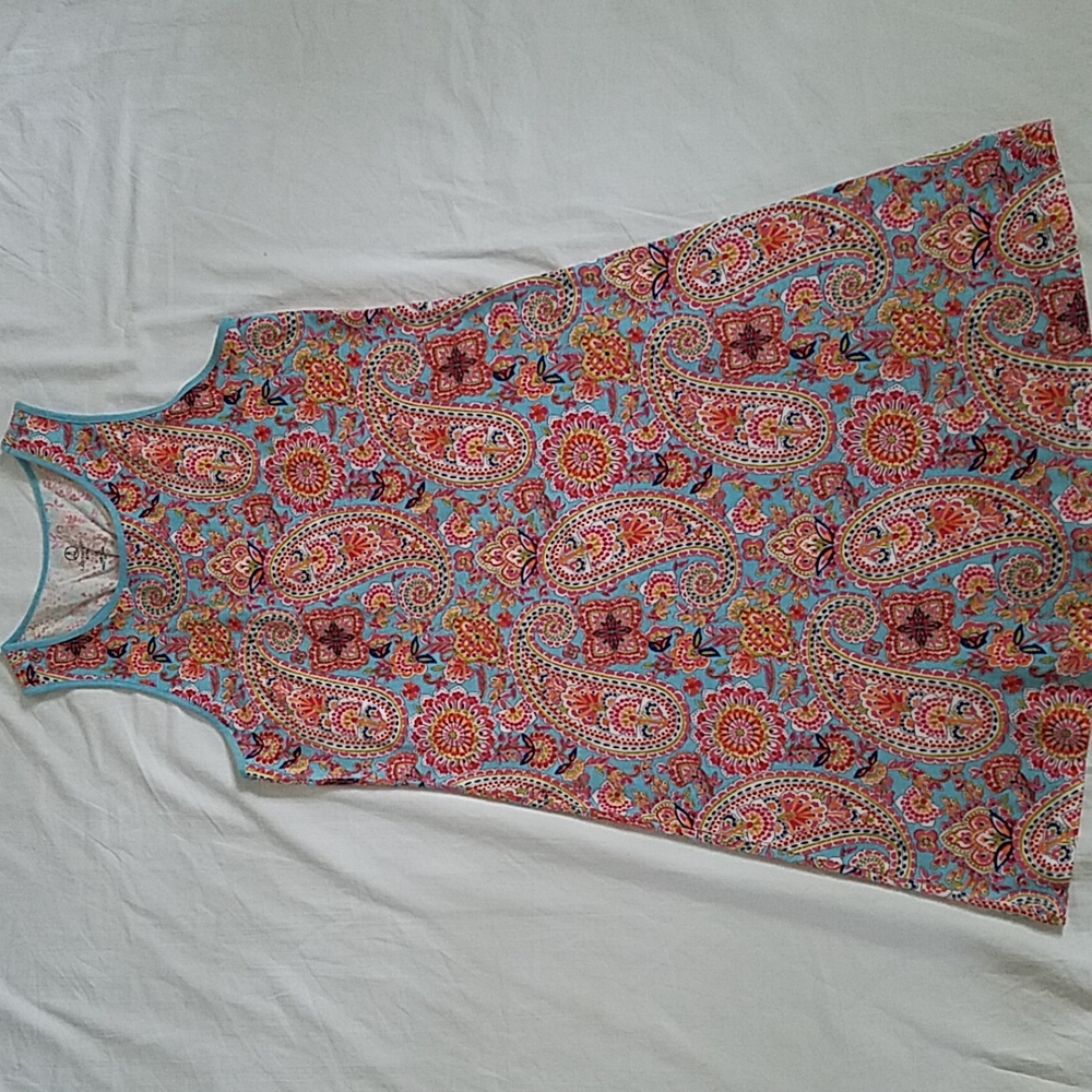 Lands' End Kids Girls Racerback Dress